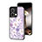 Silicone Frame Flowers Mirror Case Cover for Xiaomi Redmi Note 13 5G