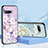 Silicone Frame Flowers Mirror Case Cover S01 for Asus ROG Phone 3