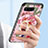 Silicone Frame Flowers Mirror Case Cover S01 for Asus ROG Phone 5 ZS673KS