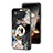 Silicone Frame Flowers Mirror Case Cover S01 for Asus ROG Phone 6