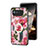 Silicone Frame Flowers Mirror Case Cover S01 for Asus ROG Phone 6