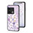 Silicone Frame Flowers Mirror Case Cover S01 for OnePlus 10 Pro 5G