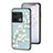 Silicone Frame Flowers Mirror Case Cover S01 for OnePlus 10 Pro 5G