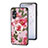 Silicone Frame Flowers Mirror Case Cover S01 for Oppo A17