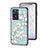 Silicone Frame Flowers Mirror Case Cover S01 for Oppo A57e