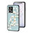 Silicone Frame Flowers Mirror Case Cover S01 for Oppo F21 Pro 4G