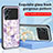 Silicone Frame Flowers Mirror Case Cover S01 for Oppo K10 5G