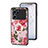 Silicone Frame Flowers Mirror Case Cover S01 for Oppo K10 5G