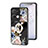 Silicone Frame Flowers Mirror Case Cover S01 for Oppo Reno9 Pro+ Plus 5G