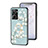 Silicone Frame Flowers Mirror Case Cover S01 for Realme 10 4G