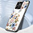 Silicone Frame Flowers Mirror Case Cover S01 for Realme C51