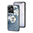 Silicone Frame Flowers Mirror Case Cover S01 for Realme C53