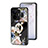 Silicone Frame Flowers Mirror Case Cover S01 for Realme GT Neo5 240W 5G