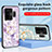 Silicone Frame Flowers Mirror Case Cover S01 for Realme GT Neo5 240W 5G