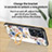 Silicone Frame Flowers Mirror Case Cover S01 for Realme Narzo N55