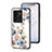 Silicone Frame Flowers Mirror Case Cover S01 for Vivo iQOO 10 Pro 5G