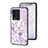 Silicone Frame Flowers Mirror Case Cover S01 for Vivo iQOO 9T 5G