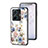 Silicone Frame Flowers Mirror Case Cover S01 for Vivo iQOO Z6 Pro 5G