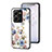 Silicone Frame Flowers Mirror Case Cover S01 for Vivo V25 5G