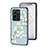 Silicone Frame Flowers Mirror Case Cover S01 for Vivo V25 Pro 5G