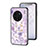 Silicone Frame Flowers Mirror Case Cover S01 for Vivo X90 Pro+ Plus 5G