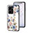 Silicone Frame Flowers Mirror Case Cover S01 for Vivo Y16