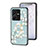 Silicone Frame Flowers Mirror Case Cover S01 for Vivo Y22