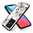 Silicone Frame Flowers Mirror Case Cover S01 for Vivo Y22