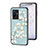 Silicone Frame Flowers Mirror Case Cover S01 for Vivo Y73t