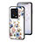 Silicone Frame Flowers Mirror Case Cover S01 for Xiaomi Mi 13 Pro 5G