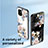 Silicone Frame Flowers Mirror Case Cover S01 for Xiaomi Redmi A1 Plus