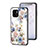 Silicone Frame Flowers Mirror Case Cover S01 for Xiaomi Redmi A1 Plus