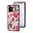 Silicone Frame Flowers Mirror Case Cover S01 for Xiaomi Redmi A1 Plus