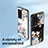 Silicone Frame Flowers Mirror Case Cover S01 for Xiaomi Redmi K60E 5G