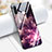 Silicone Frame Flowers Mirror Case for Huawei P30 Lite Purple