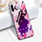 Silicone Frame Flowers Mirror Case S01 for Huawei P30 Lite New Edition Purple