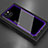 Silicone Frame Mirror Case Cover for Apple iPhone 13 Purple