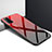 Silicone Frame Mirror Case Cover for Huawei Honor Play4T Pro Red