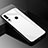 Silicone Frame Mirror Case Cover for Huawei Nova 4 White