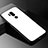 Silicone Frame Mirror Case Cover for LG G7 White