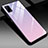 Silicone Frame Mirror Case Cover for Realme V5 5G Pink