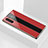 Silicone Frame Mirror Case Cover for Samsung Galaxy Note 10 Red