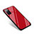 Silicone Frame Mirror Case Cover for Samsung Galaxy S20 FE 4G Red