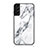 Silicone Frame Mirror Case Cover for Samsung Galaxy S21 5G White