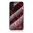 Silicone Frame Mirror Case Cover for Samsung Galaxy S21 FE 5G Red