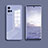 Silicone Frame Mirror Case Cover for Vivo iQOO 8 Pro 5G Lavender Gray