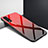 Silicone Frame Mirror Case Cover for Vivo Y20i India Red