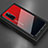 Silicone Frame Mirror Case Cover for Vivo Y70 (2020) Red