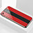 Silicone Frame Mirror Case Cover M01 for Apple iPhone 6 Plus Red