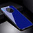 Silicone Frame Mirror Case Cover M01 for Huawei Mate 30 Blue